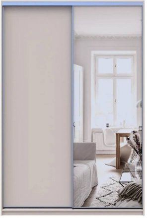 Шафа-купе Doros Сіті Лайт Кашемір 1 ДСП / 1 дзеркало 150х45х225 (80736356) Шафа-купе Doros Сіті Лайт Кашемір 1 ДСП / 1 дзеркало 150х45х225 (80736356)