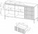 Комод Perfect Home Сенсо / Senso 2-дверний з 3 шухлядами 2D3S/153 Беж (PFH-091107)