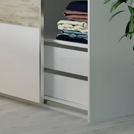 Блок ящиків для шафи-купе Doros L-Caiser Білий 87,6х50х55 см (DRS-011276) Блок ящиків для шафи-купе Doros L-Caiser Білий 87,6х50х55 см (DRS-011276)