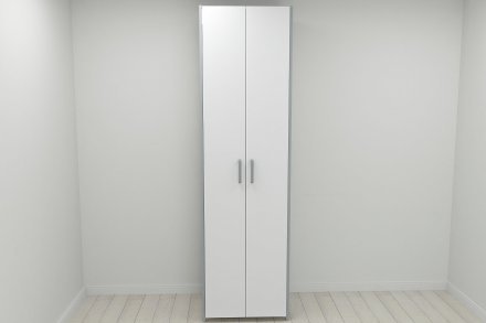 Шафа Гардероб Уні секція 6 серії Конект Ferrum-decor 220x60x50см Сірий метал ДСП Білий 16 мм (FRD-104575) Шафа Гардероб Уні секція 6 серії Конект Ferrum-decor 220x60x50см Сірий метал ДСП Білий 16 мм (FRD-104575)
