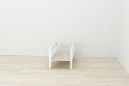 Підставка для системного блоку Ferrum-decor Нікі 21x24x45 Білий ДСП Сонома 16мм (FRD-105295)