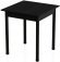 Стіл кухонний Ferrum-decor Агата 75x90x90 Чорний ДСП Сосна Кембра 16мм (FRD-105686)