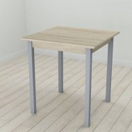 Стіл кухонний Ferrum-decor Дієго 75x70x70 Сірий ДСП Сонома 16мм (FRD-106297) Стіл кухонний Ferrum-decor Дієго 75x70x70 Сірий ДСП Сонома 16мм (FRD-106297)