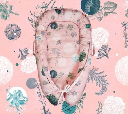 Кокон для немовлят Rose Garden lullalove-8795 Кокон для немовлят Rose Garden lullalove-8795