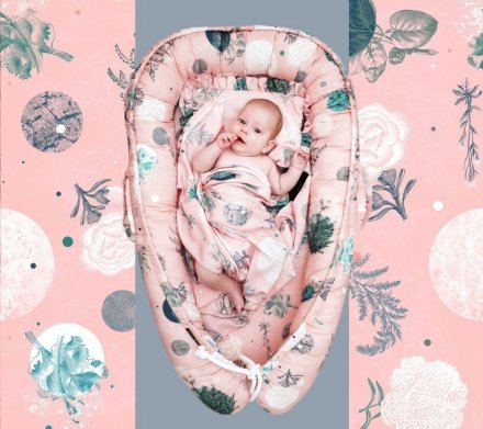 Кокон для немовлят Rose Garden lullalove-8795 Кокон для немовлят Rose Garden lullalove-8795