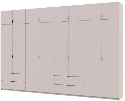 Шафа для одягу Doros Лукас Кашемір 4+4 ДСП 360х50х240 DRS-011722 (42005144)