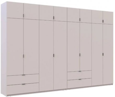 Шафа для одягу Doros Лукас Кашемір 4+4 ДСП 360х50х240 DRS-011722 (42005144)