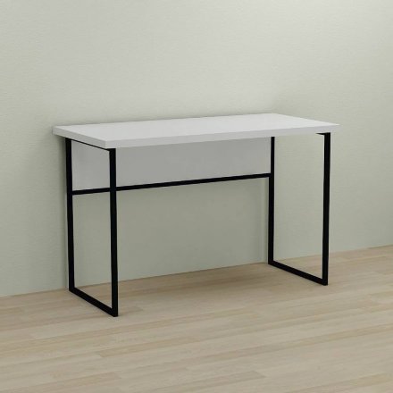 Письмовий стіл Ferrum-decor Коді 76x140x70 чорний ДСП Біле 32мм (FRD-103786)