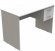 Стіл комп'ютерний Вінсент Ferrum-decor 750x1100x600 ДСП Біле 16 мм (FRD-104788)