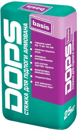Стяжка для підлоги армована Dops basis Стяжка для підлоги армована Dops basis
