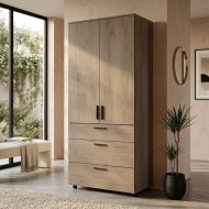 Шафа для одягу Doros Торн Кремона Канноло 2 ДСП/3Ш (полиці) 90х51.6х200 (DRS-012016)