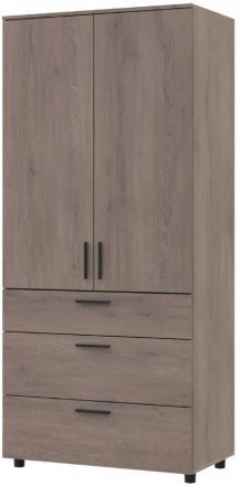 Шафа для одягу Doros Торн Кремона Канноло 2 ДСП/3Ш (полиці) 90х51.6х200 (DRS-012016) Шафа для одягу Doros Торн Кремона Канноло 2 ДСП/3Ш (полиці) 90х51.6х200 (DRS-012016)