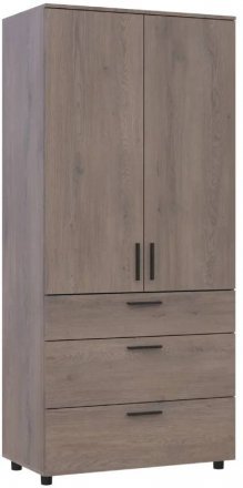 Шафа для одягу Doros Торн Кремона Канноло 2 ДСП/3Ш (полиці) 90х51.6х200 (DRS-012016) Шафа для одягу Doros Торн Кремона Канноло 2 ДСП/3Ш (полиці) 90х51.6х200 (DRS-012016)
