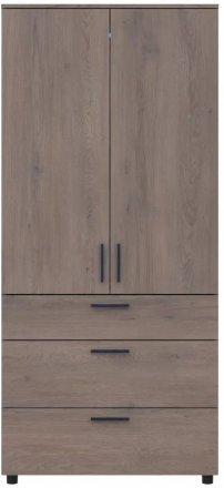 Шафа для одягу Doros Торн Кремона Канноло 2 ДСП/3Ш (полиці) 90х51.6х200 (DRS-012016) Шафа для одягу Doros Торн Кремона Канноло 2 ДСП/3Ш (полиці) 90х51.6х200 (DRS-012016)
