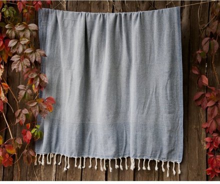 Плед-накидка Tan Throw denim синій 125х180 см 2000022087599 Плед-накидка Tan Throw denim синій 125х180 см 2000022087599