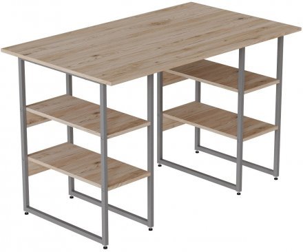 Комп'ютерний стіл Ferrum-decor Карен 75x140x60 сірий ДСП Дуб Сан-Марино 16мм (FRD-102431) Комп'ютерний стіл Ferrum-decor Карен 75x140x60 сірий ДСП Дуб Сан-Марино 16мм (FRD-102431)