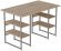 Комп'ютерний стіл Ferrum-decor Карен 75x140x60 сірий ДСП Дуб Сан-Марино 16мм (FRD-102431)