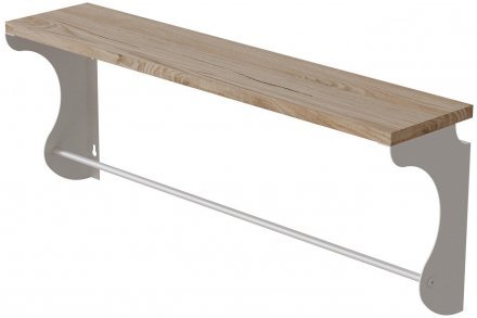 Полиця настінна Ferrum-decor Юзібі 270x600x150 метал Білий ДСП Дуб Сан-Марино 16 мм (FRD-102682) Полиця настінна Ferrum-decor Юзібі 270x600x150 метал Білий ДСП Дуб Сан-Марино 16 мм (FRD-102682)