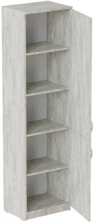 Пенал Анжело Ferrum-decor на 5 полиць із 2 дверима 1900x500x380 ДСП Бетон 16 мм (FRD-104959) Пенал Анжело Ferrum-decor на 5 полиць із 2 дверима 1900x500x380 ДСП Бетон 16 мм (FRD-104959)