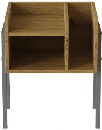 Тумба модульна Ferrum-decor Амелі 540x450x320 метал Сірий ДСП Дуб Дуб Артизан 16 мм (FRD-103022) Тумба модульна Ferrum-decor Амелі 540x450x320 метал Сірий ДСП Дуб Дуб Артизан 16 мм (FRD-103022)