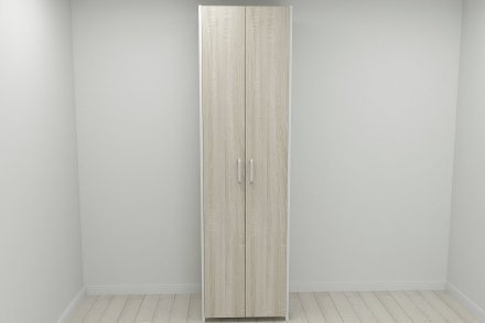 Шафа Гардероб Уні секція 6 серії Конект Ferrum-decor 220x60x50см Білий метал ДСП Дуб Сонома 16 мм (FRD-104581) Шафа Гардероб Уні секція 6 серії Конект Ferrum-decor 220x60x50см Білий метал ДСП Дуб Сонома 16 мм (FRD-104581)