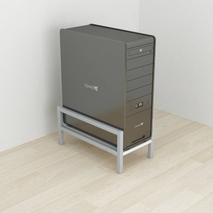 Підставка для системного блоку Ferrum-decor Нікі 21x24x45 Сірий ДСП Біле 16мм (FRD-105298) Підставка для системного блоку Ferrum-decor Нікі 21x24x45 Сірий ДСП Біле 16мм (FRD-105298)