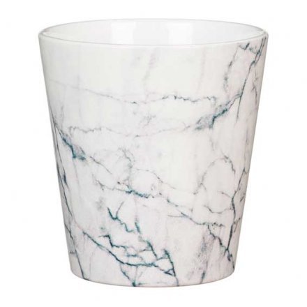 Кашпо для квітів Texture кераміка 15" білий 60402