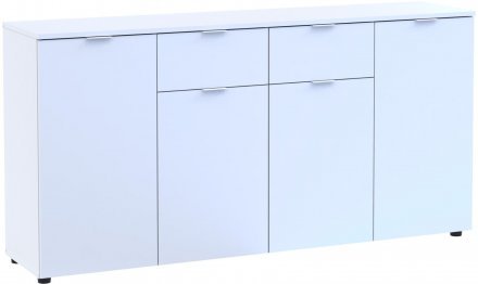 Комод у вітальню Doros Рон 7 160х38х81 см Білий (DRS-011304)