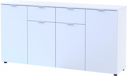Комод у вітальню Doros Рон 7 160х38х81 см Білий (DRS-011304)