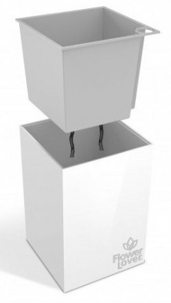 Розумний вазон Cubico Flower Lover 33 см червоний глянсовий 41118090