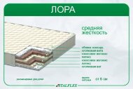Матрац Laura (Лора) 80х185х8 см