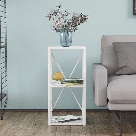 Етажерка 3/34 Ferrum-decor Серії Конект 73x34x28 білий ДСП Біле 16мм (FRD-104295)