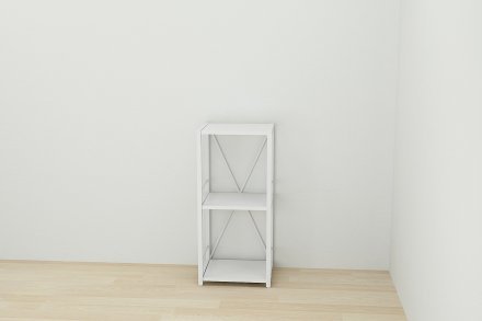Етажерка 3/34 Ferrum-decor Серії Конект 73x34x28 білий ДСП Біле 16мм (FRD-104295)