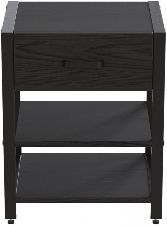 Тумба універсальна Ferrum-decor Вів'єн 1/2 50x41x40 чорний ДСП Сосна Кембра 16мм (FRD-104126)