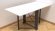 Стіл-книга трансформер Оріон 2 Ferrum-decor 750x1520x730 Чорний метал ДСП Біле 16 мм (FRD-104583)