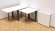 Стіл-книга трансформер Оріон 2 Ferrum-decor 750x1520x730 Чорний метал ДСП Біле 16 мм (FRD-104583)