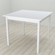 Стіл кухонний Ferrum-decor Дієго 75x80x80 Білий ДСП Біле 16мм (FRD-106302) Стіл кухонний Ferrum-decor Дієго 75x80x80 Білий ДСП Біле 16мм (FRD-106302)