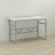 Письмовий стіл Ferrum-decor Раян 76x120x70 сірий ДСП Біле 32мм (FRD-101636)