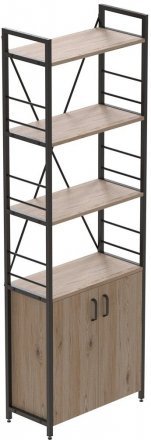 Етажерка 4/60 Ferrum-decor Серії Конект з тумбою 179x60x28 Чорний ДСП Сан-Марино (FRD-104485) Етажерка 4/60 Ferrum-decor Серії Конект з тумбою 179x60x28 Чорний ДСП Сан-Марино (FRD-104485)