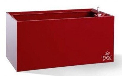 Розумний вазон Cubico Flower Lover 42 см червоний глянсовий 41118070