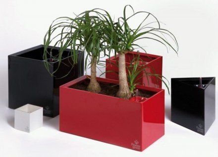 Розумний вазон Cubico Flower Lover 42 см червоний глянсовий 41118070