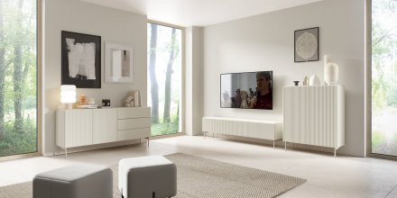 Комод Perfect Home Муті / Muti 2D3S/177 2-дверний з 3 шухлядами Кашемір (PFH-091394)