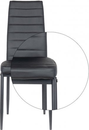 Стілець в кухню Doros Зіта 42х54х96 см Чорний (DRS-011419) Стілець в кухню Doros Зіта 42х54х96 см Чорний (DRS-011419)