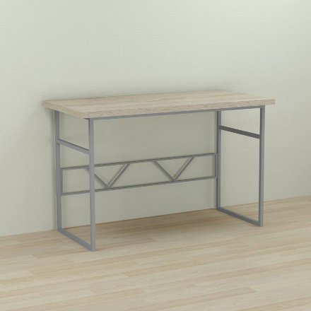Письмовий стіл Ferrum-decor Райан 76x120x70 сірий ДСП Дуб Сонома 32мм (FRD-101637)