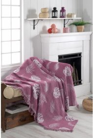 Плед-накидка Monstera 170х220 см mor фіолетовий svt-2000022282321 Плед-накидка Monstera 170х220 см mor фіолетовий svt-2000022282321