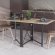 Стіл-книга трансформер Оріон 2 Ferrum-decor 750x1520x730 Чорний метал ДСП Дуб Сонома 16 мм (FRD-104586)