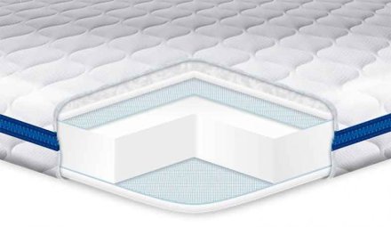 Матрац топер Super Strong трикотаж 150х190х6 см