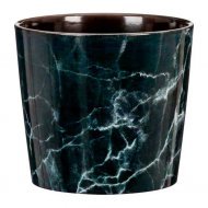 Кашпо для квітів Texture кераміка 18" чорний 63388