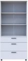 Шафа для одягу Doros Торн Білий 2 ДСП/3Ш (полиці) 90х51.6х200 (DRS-012020)