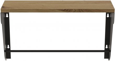 Полиця настінна Ferrum-decor Світ 300x600x150 метал Чорний ДСП Дуб Артизан 16 мм (FRD-102805) Полиця настінна Ferrum-decor Світ 300x600x150 метал Чорний ДСП Дуб Артизан 16 мм (FRD-102805)